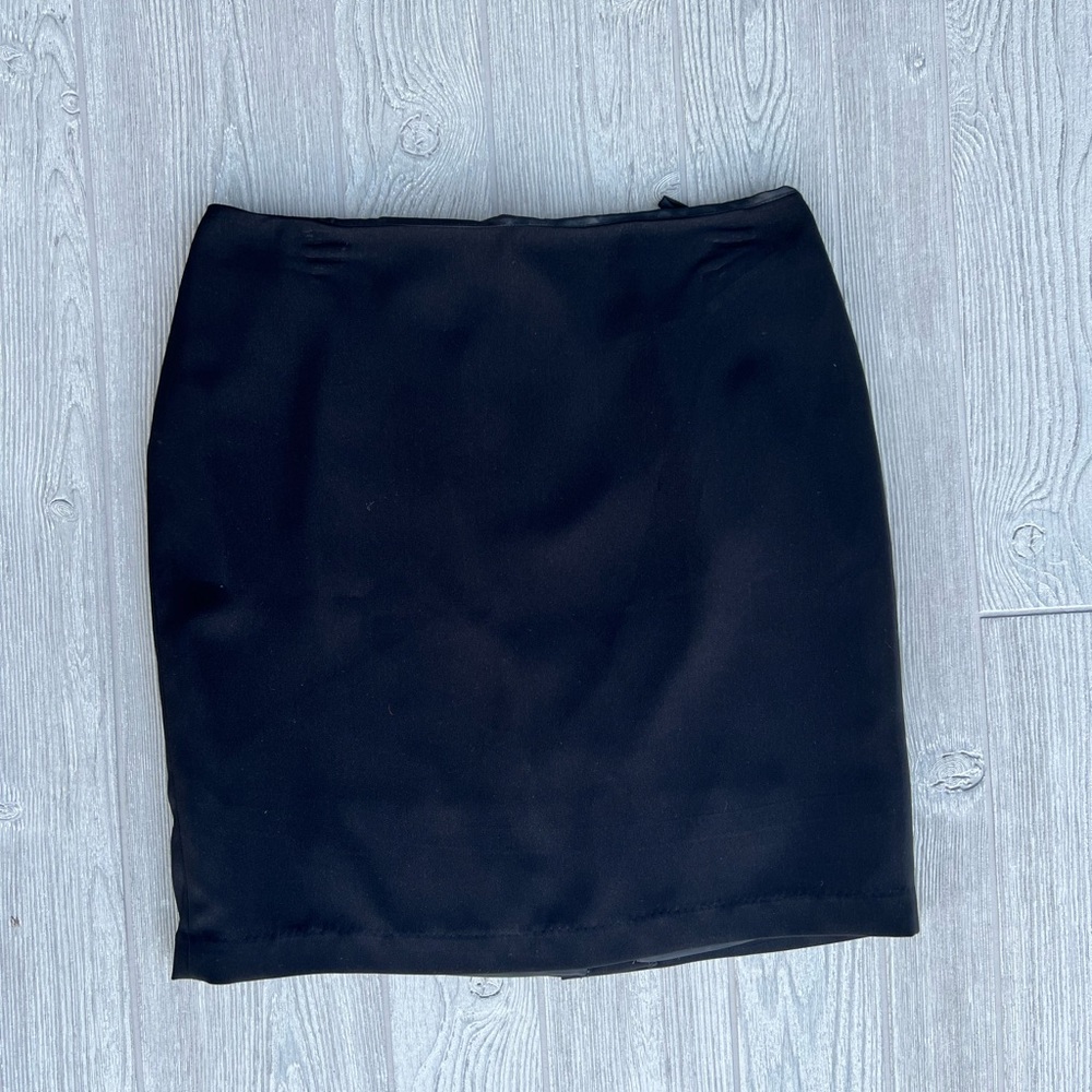 Anne Klein Black Pencil Skirt Size 8 Career Office Business Professional Lined